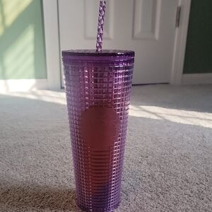 Starbucks Purple Textured Tumbler